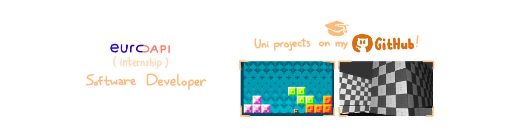 Pyriel's works Simple drawings and screenshots, representing Pyriel's contribution within EuroAPI, as well as some of the projects he worked on at university, available on GitHub.